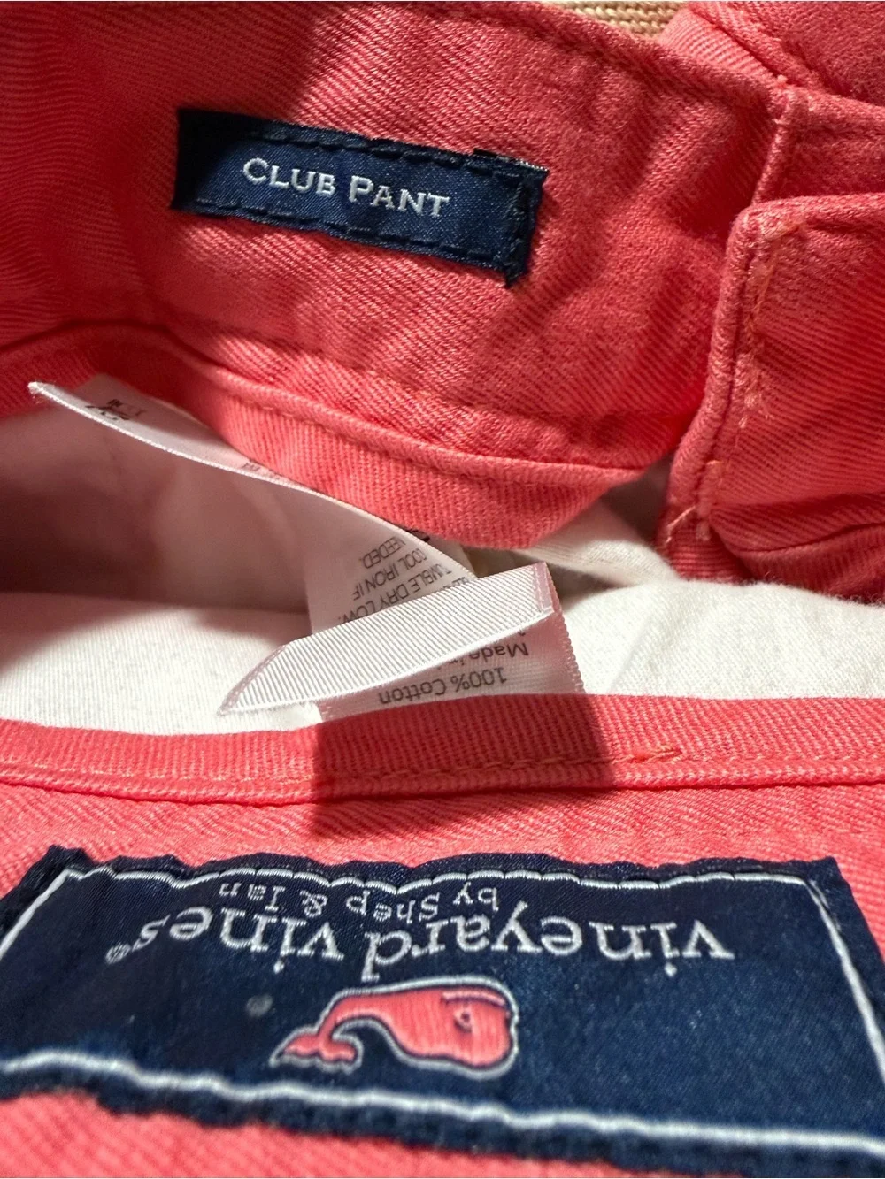 Vineyard vines Men's Coral Club Pants - Classic Fit size 28x32 100% cotton